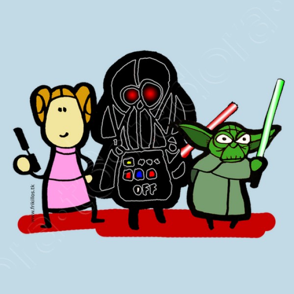 Leia, Vader, Yoda