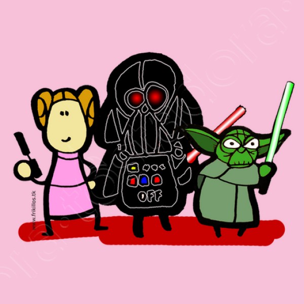 Leia, Vader, Yoda