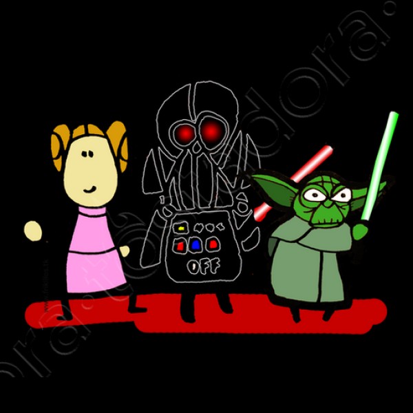 Leia, Vader, Yoda