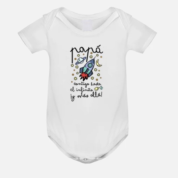 Papu00e1 contigo hasta el infinito u00a1y mu00e1s a regalos dia padre bebe