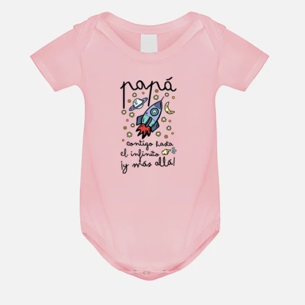 Papu00e1 contigo hasta el infinito u00a1y mu00e1s a regalos dia padre bebe
