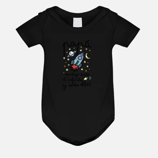 Papu00e1 contigo hasta el infinito u00a1y mu00e1s a regalos dia padre bebe