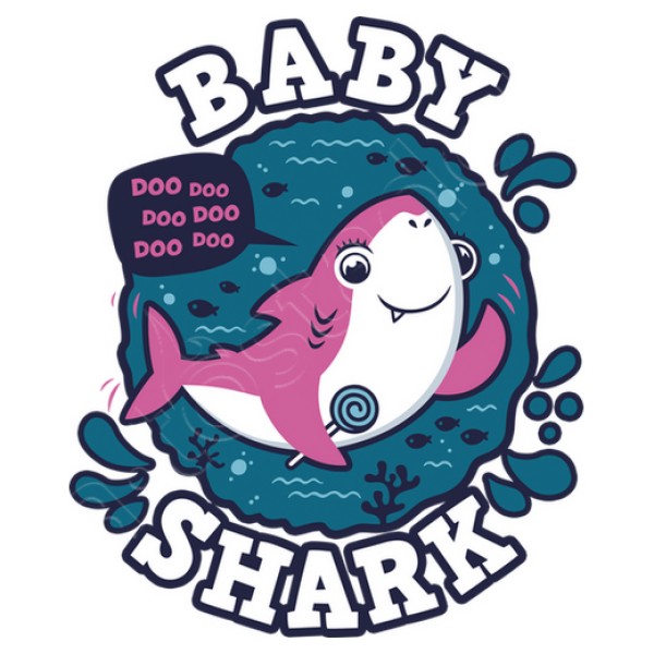 Baby Shark Chica trazo