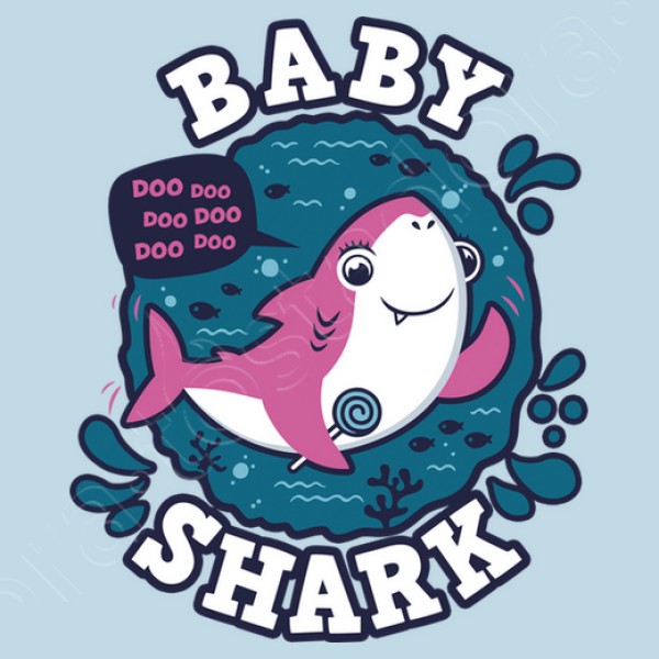 Baby Shark Chica trazo