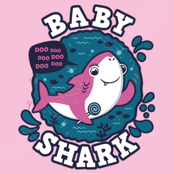 Baby Shark Chica trazo