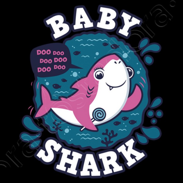 Baby Shark Chica trazo