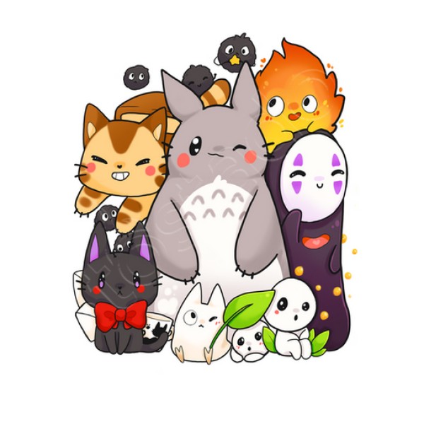 Ghibli friends - Totoro y sus amigos