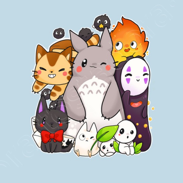Ghibli friends - Totoro y sus amigos