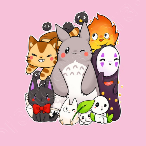 Ghibli friends - Totoro y sus amigos