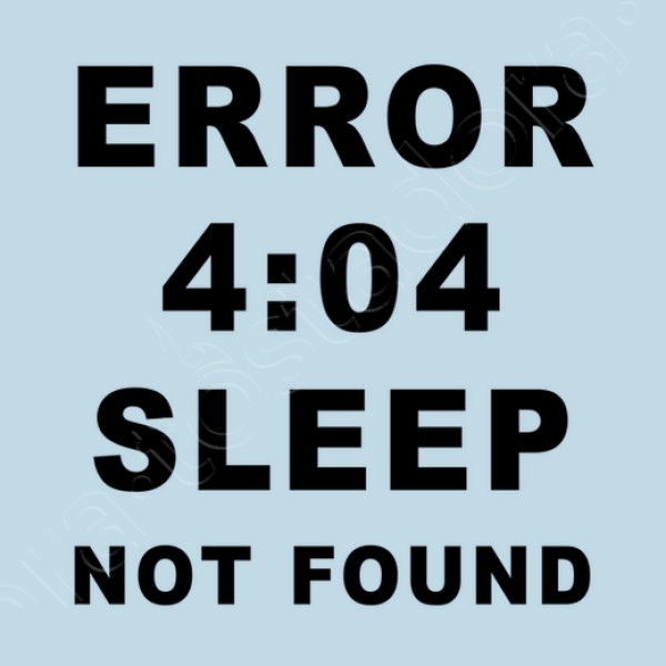 Error 404 Sleep Not Found