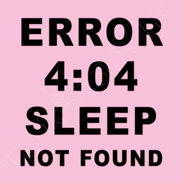 Error 404 Sleep Not Found