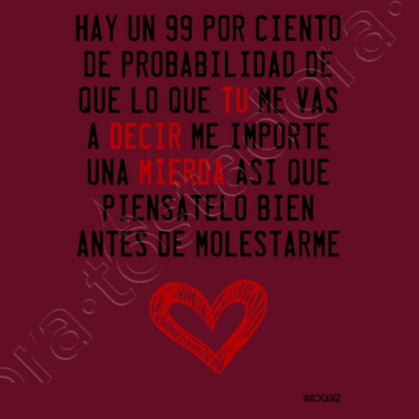 No me molestes I