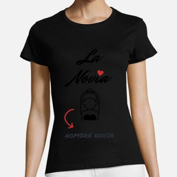 camiseta despedida soltera novia personalizable
