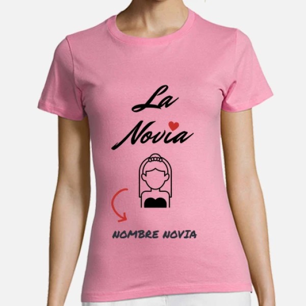 camiseta despedida soltera novia personalizable