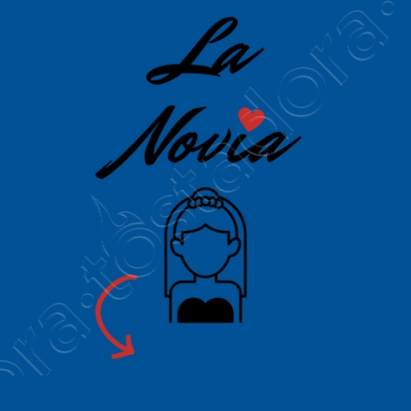camiseta despedida soltera novia personalizable