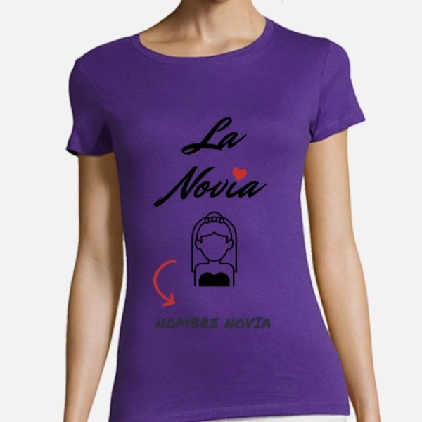 camiseta despedida soltera novia personalizable