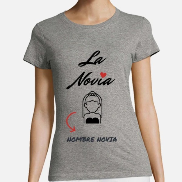 camiseta despedida soltera novia personalizable