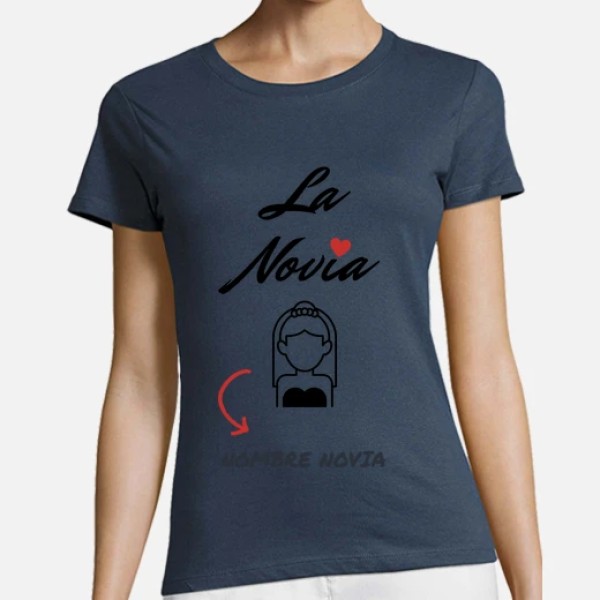 camiseta despedida soltera novia personalizable