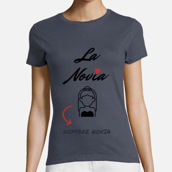 camiseta despedida soltera novia personalizable