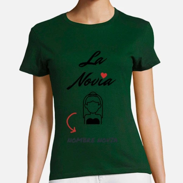 camiseta despedida soltera novia personalizable