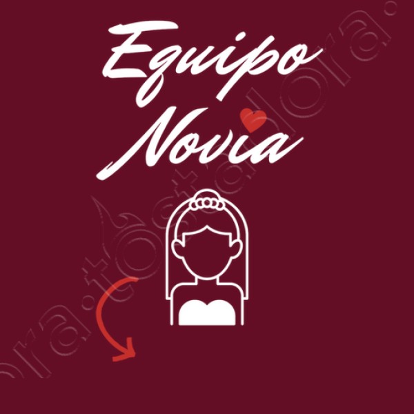 camiseta despedida soltera novia equipo novia personalizable