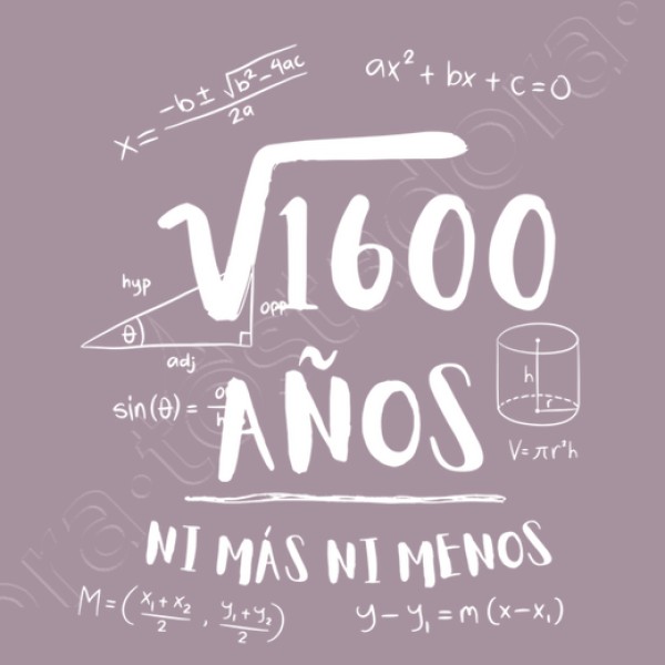 40 au00f1os ni mu00e1s ni menos