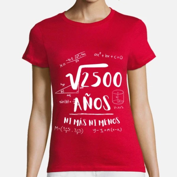 50 au00f1os ni mu00e1s ni menos