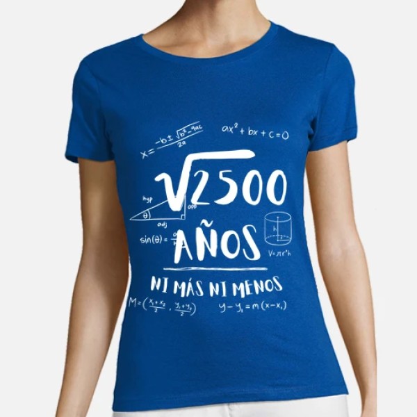 50 au00f1os ni mu00e1s ni menos