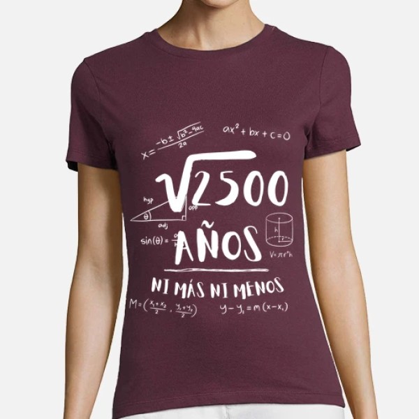 50 au00f1os ni mu00e1s ni menos