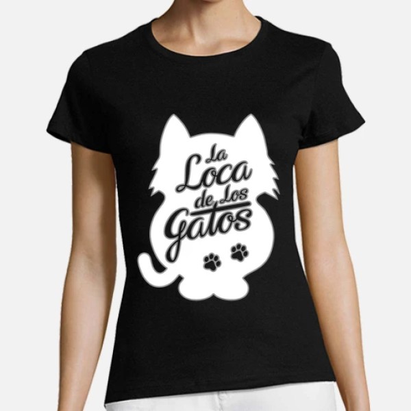 La Loca de los Gatos - fondo blanco