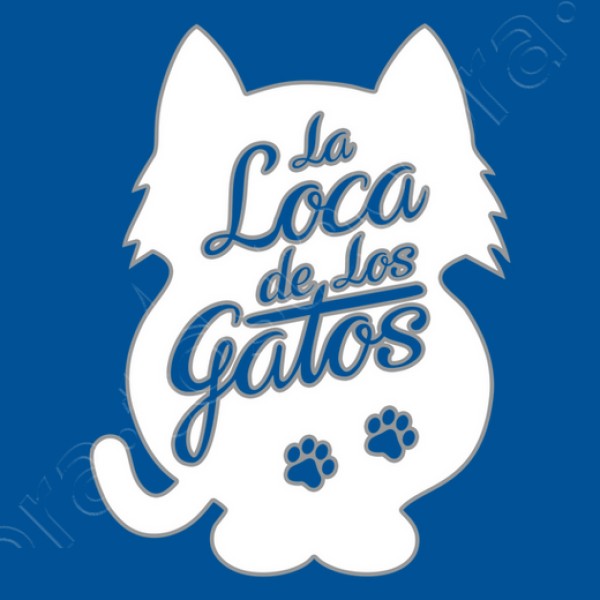 La Loca de los Gatos - fondo blanco