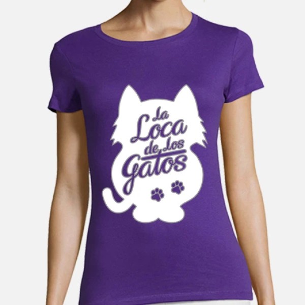 La Loca de los Gatos - fondo blanco