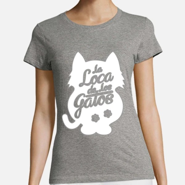 La Loca de los Gatos - fondo blanco