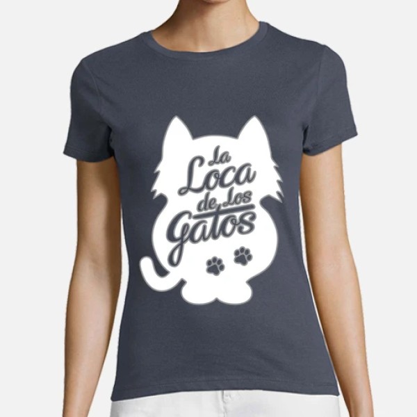 La Loca de los Gatos - fondo blanco