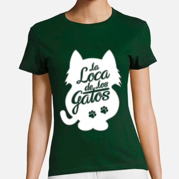 La Loca de los Gatos - fondo blanco