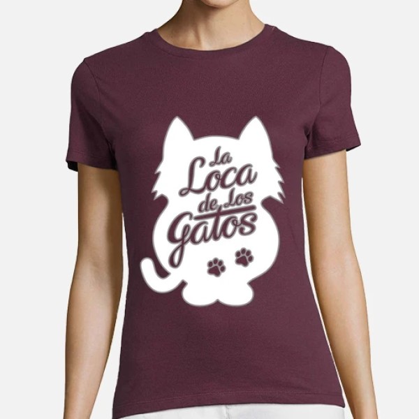 La Loca de los Gatos - fondo blanco
