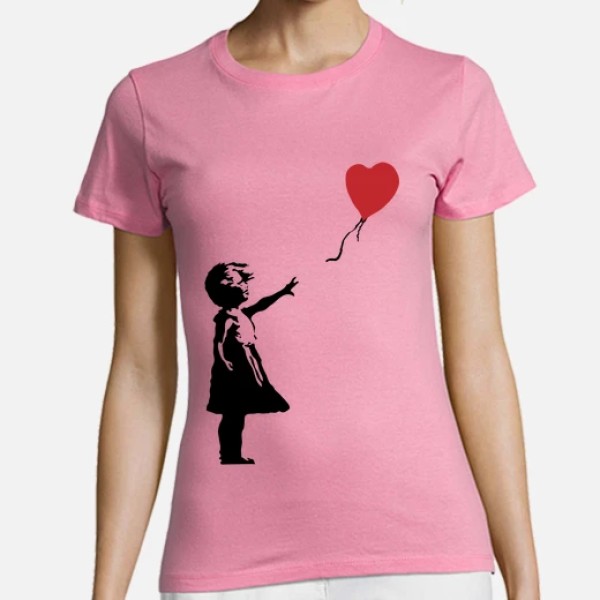 Camiseta mujer Girl with balloon