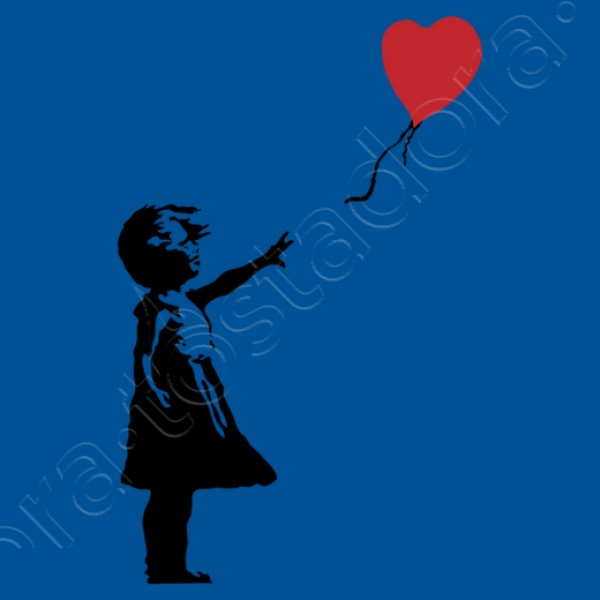 Camiseta mujer Girl with balloon