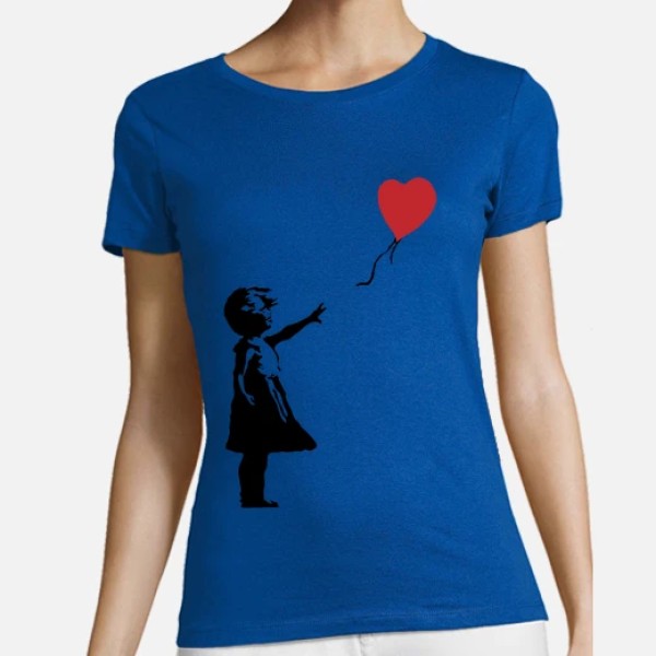 Camiseta mujer Girl with balloon