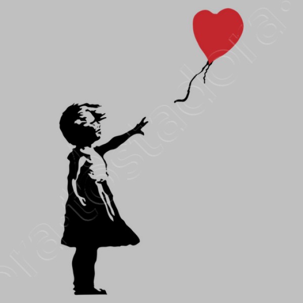 Camiseta mujer Girl with balloon