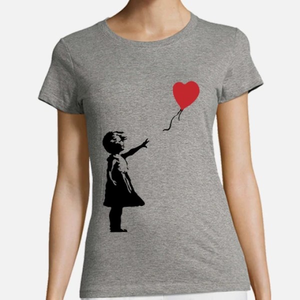 Camiseta mujer Girl with balloon