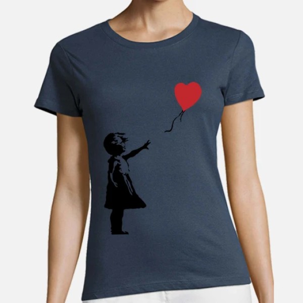 Camiseta mujer Girl with balloon