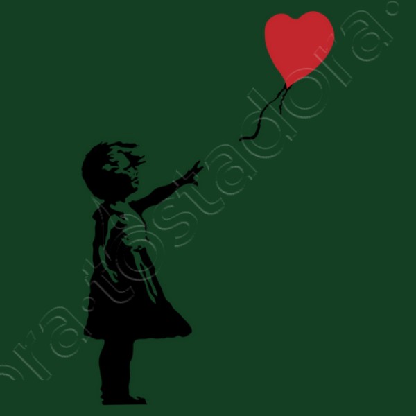 Camiseta mujer Girl with balloon