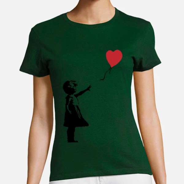 Camiseta mujer Girl with balloon