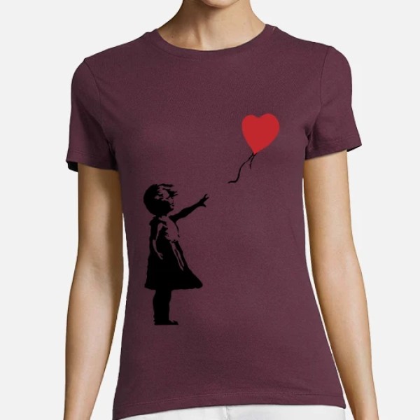 Camiseta mujer Girl with balloon