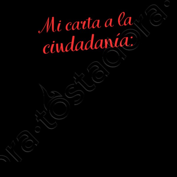carta a la ciudadania