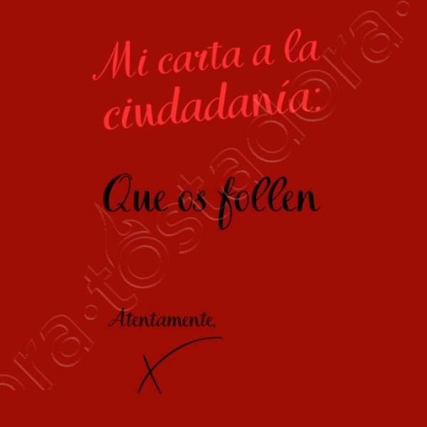 carta a la ciudadania