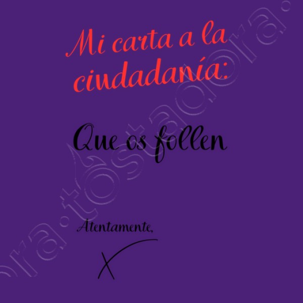carta a la ciudadania