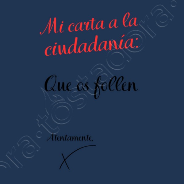carta a la ciudadania