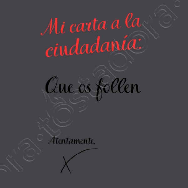 carta a la ciudadania